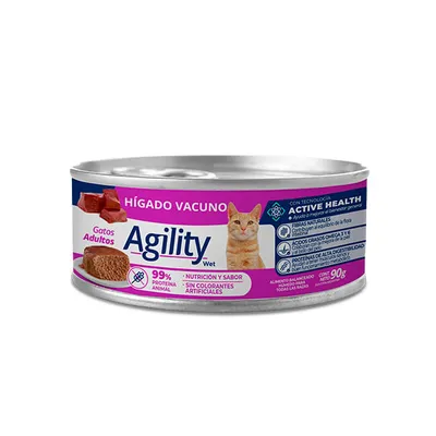Agility Gato En Lata Sabor Higado