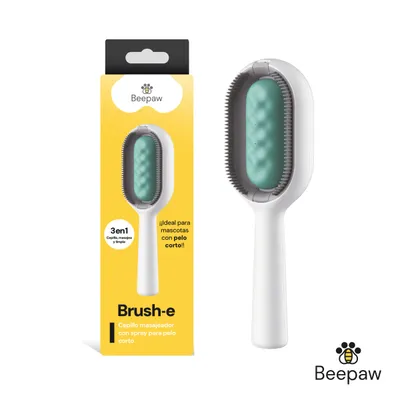 Cepillo Doble 2 en 1 Pelo Largo Brush-e Beepaw