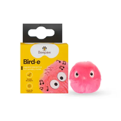 Juguete Pelota De Peluche Con Sonido Bird-e Beepaw