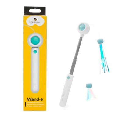 Juguete Varita E tensible con Laser Celeste Wand-e Beepaw