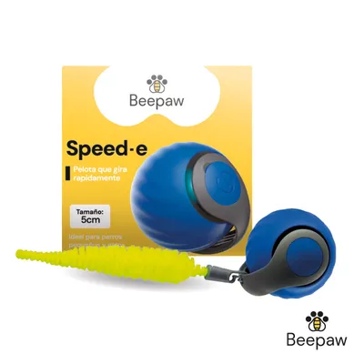 Pelota Interactiva Para Gatos Azul Speed-e Beepaw
