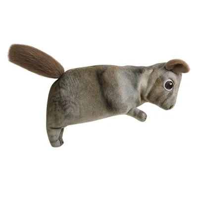 Ardilla De Peluche Modelo Flat Con Catnip Y Sonido 12.7 Cm