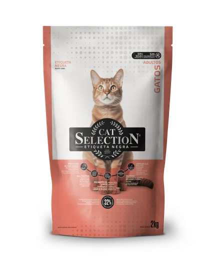 Cat Selection Etiqueta Negra Adulto