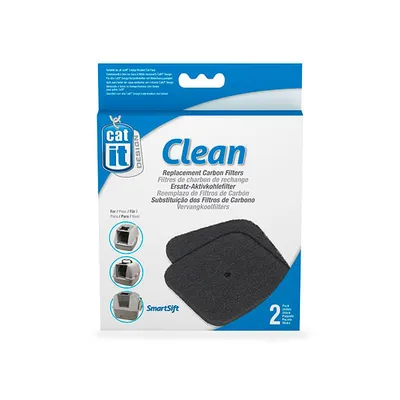 Catit Hooded Replacement Carbon Filters 2 Pack