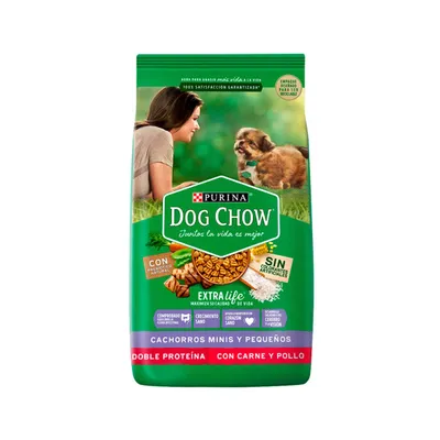 Dog Chow Cachorro Mini y Pequeño Doble Proteina