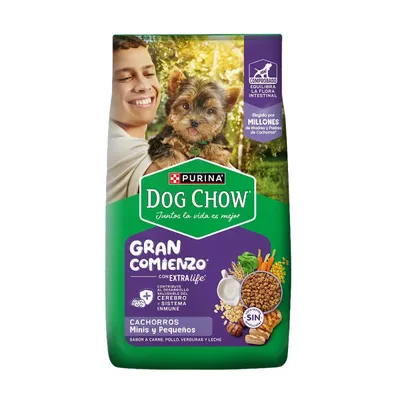 Dog Chow Gran Comienzo Cachorro Mini y Pequeño