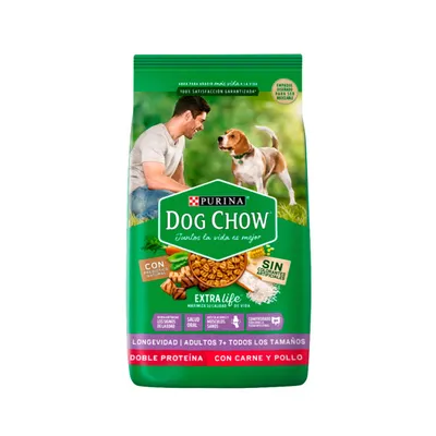 Dog Chow Longevidad Mediano Y Grande Doble Proteina
