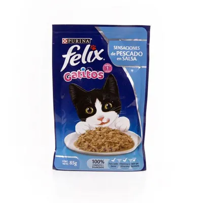 Felix Gatitos Sensaciones Pescado En Salsa