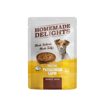 Homemade Delights Pouch Perro Adulto Cordero Patagonico