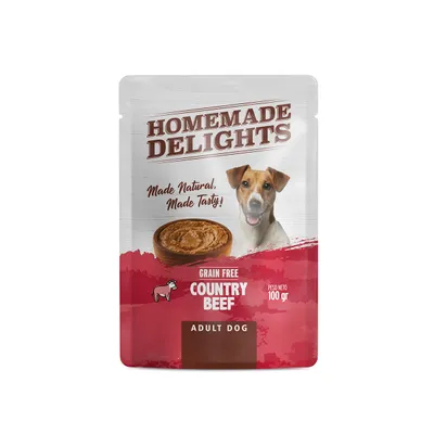 Homemade Delights Pouch Perro Adulto Country Beef