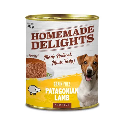 Lata Homemade Delights Patagonian Lamb Adulto Perro