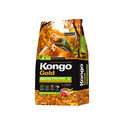 Kongo Gold Natural Perro Adulto Mediano Y Grande