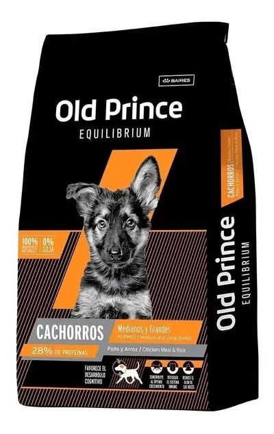 Old Prince Equilibrium Perro Cachorro Raza Mediana y Grande