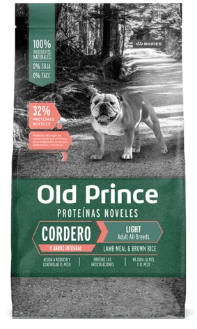 Old Prince Proteinas Noveles Adulto Light Cordero y Arroz