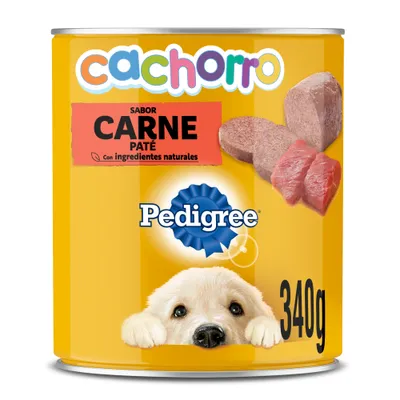 Lata Pedigree Cachorro Pate Carne