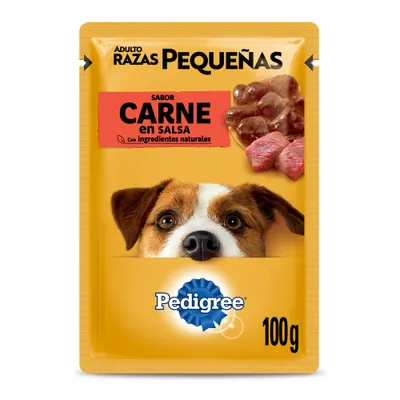 Pouch Pedigree Adulto Raza Pequeña Carne En Salsa