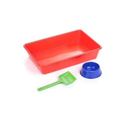 Kit Sanitario Para Gatos Pets Plast