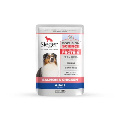 Sieger Perro Adulto Wet Salmon Y Pollo