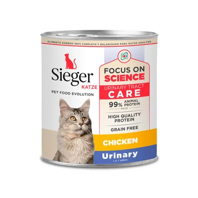 Sieger Wet Katze Adulto Urinary Pollo