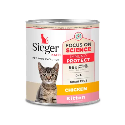 Sieger Wet Katze Gatito Pollo