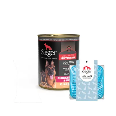 Sieger Wet Perro Pollo, Carne Y Cerdo