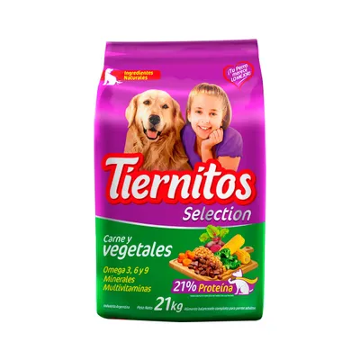 Tiernitos Seleccion Perro Adulto Carne Y Veg