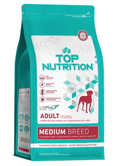 Top Nutrition Perros Adultos Razas Medianas