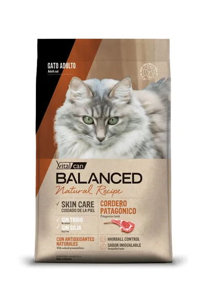 Vitalcan Balanced Gato Natural Recipe Cordero