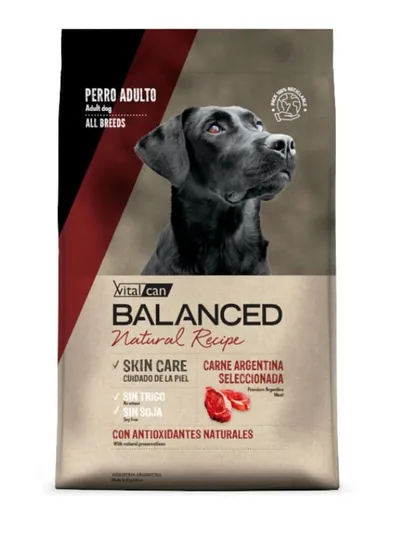 Vitalcan Balanced Natural Recipe Perro Carne Argentina Seleccionada