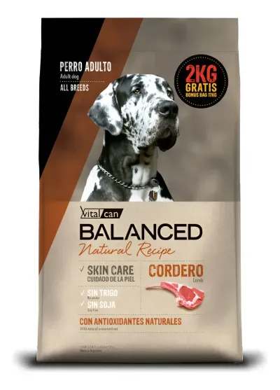 Vitalcan Balanced Natural Recipe Perro Cordero