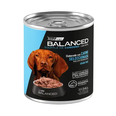 Vitalcan Balanced Soufflé De Cordero Perro Adulto