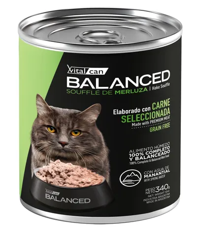 Vitalcan Balanced Souffle De Merluza Gato Adulto Castrado