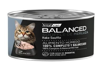 Vitalcan Balanced Souffle De Merluza Gato Senior