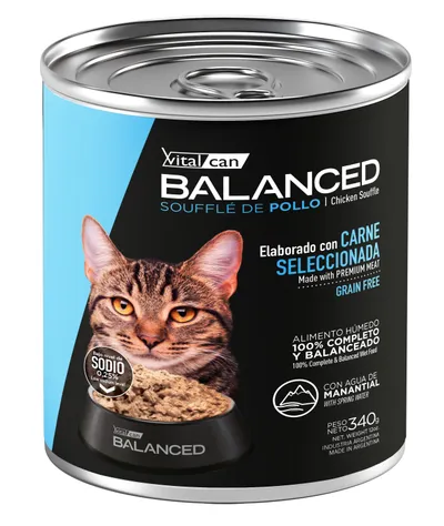Vitalcan Balanced Souffle De Pollo Gato Adulto