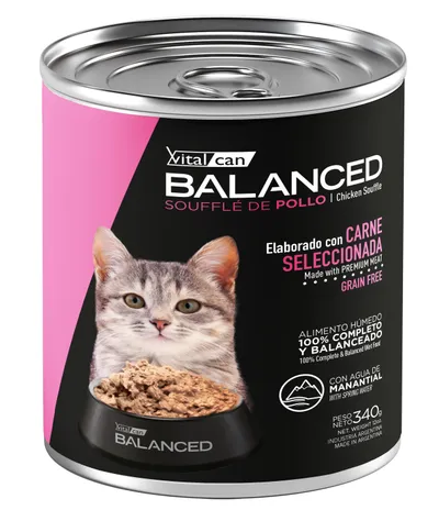 Vitalcan Balanced Souffle De Pollo Gato Cachorro