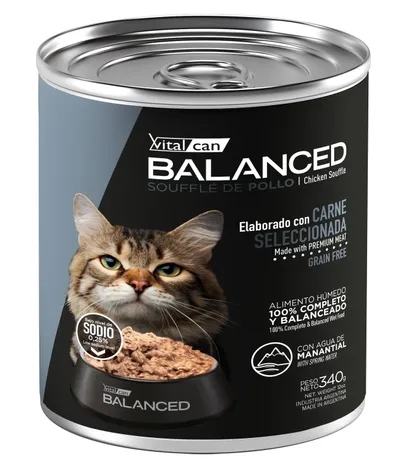 Vitalcan Balanced Souffle De Pollo Gato Senior