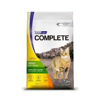 Vitalcan Complete Gato Control Peso/Castrado