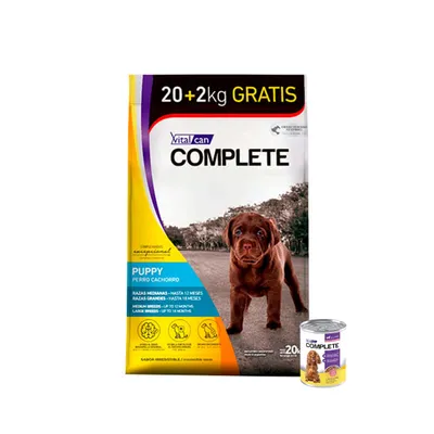 Vitalcan Complete Perro Cachorro Razas Medianas Y Grandes