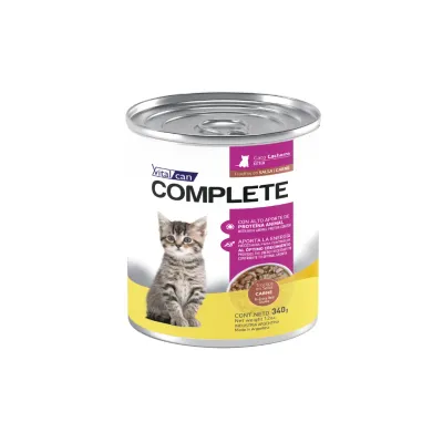 Vitalcan Complete Trocitos En Salsa Carne Gato Cachorro