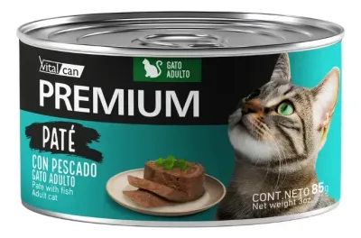 Vitalcan Premium Pate Con Pescado Gato Adulto