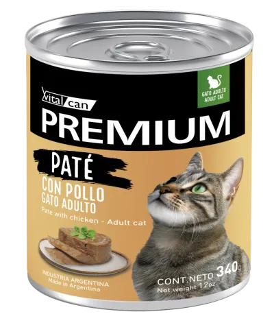 Vitalcan Premium Pate Con Pollo Gato Adulto