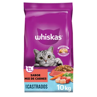 Whiskas Castrados Mix Carnes