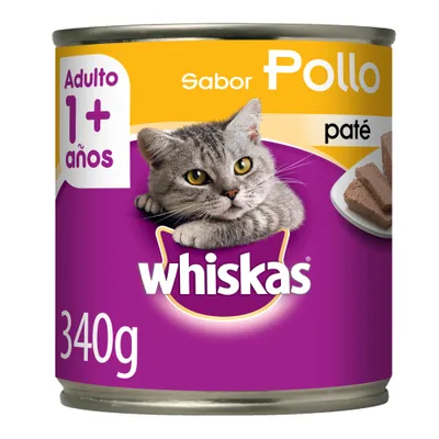 Whiskas En Lata Sabor Pollo Adulto