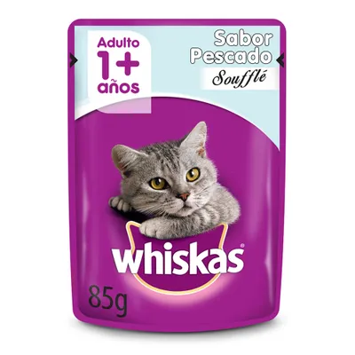 Whiskas Pouch Adulto Pescado Souffle