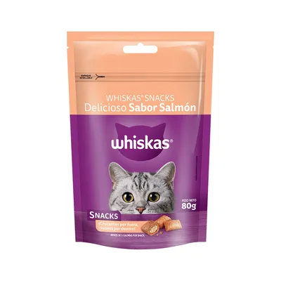 Whiskas Snack Delicioso Sabor Salmon