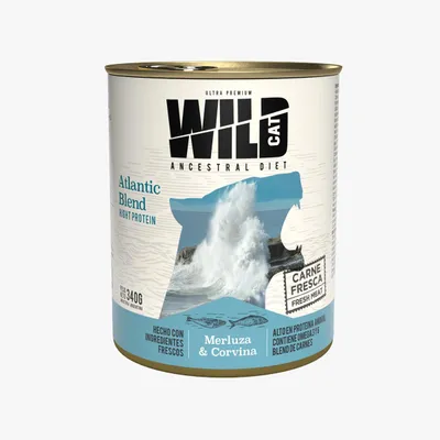 Wild Cat Gato Adulto Merluza Y Corvina