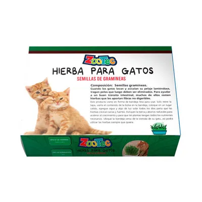 Hierba Gato Bandeja Listo P/Usar Zootec